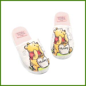 Winnie The Pooh or Eeyore Slippers with Sturdy Sole and Grip